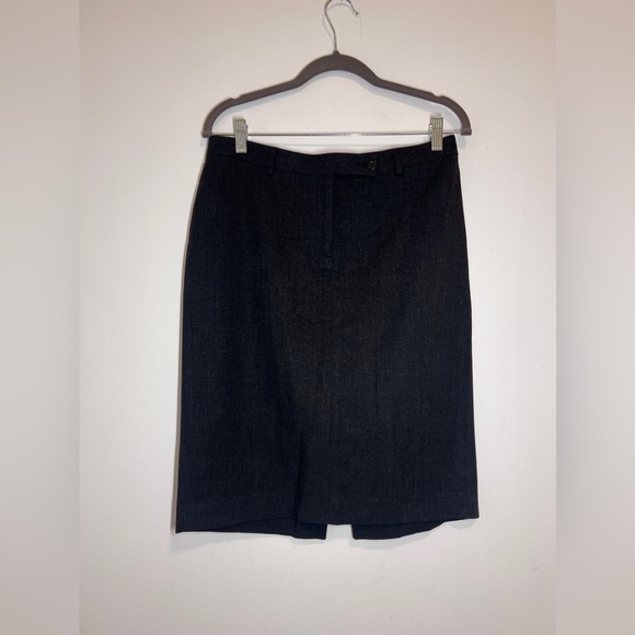 Theory Wool Blend Pencil Skirt Women’s 10 Business - Picture 6 of 11